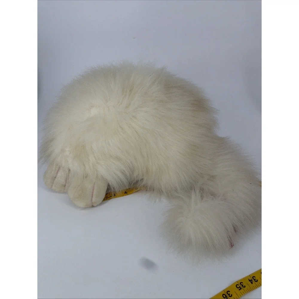 Vintage 1990s Persian Cat Plush Red Hat Accerssories Bow Cute Love Collectible